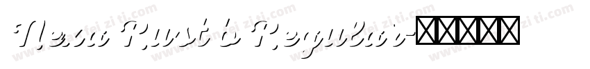 Nexa Rust b Regular字体转换
